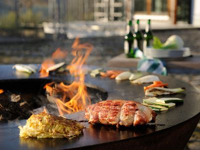 Grillen am Feuerring